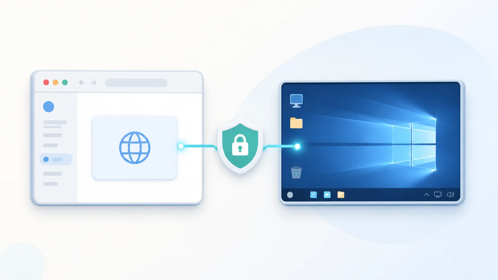 Remote Desktop Web Client sign-in and resource workspace